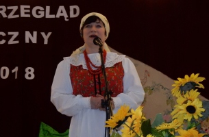 Pomysłodawczyni i organizatorka Przeglądu Renata Pawlak – dyrektor GOK w Goszczanowie