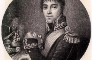 Grafika nadesłana przez Adam W. Goryckiego: gen. bryg. Leg. Pol. we Włoszech Amilkar Kosiński (miedzioryt, 2 poł. XIX w.)