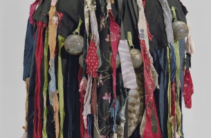 Paweł Bownik Rewers (strój szamanki, przełom XIX i XX wieku, Syberia, gubernia jenisejska), Rosyjskie Muzeum Etnograficzne w Petersburgu, 2017